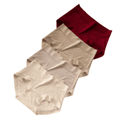4-Pack Simple Jacquard Yoga Triangle Seamless Panty-Featured-image